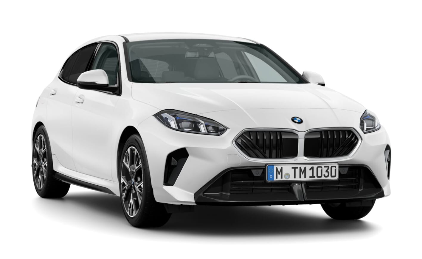 BMW 120 in Alpinweiß uni mit 18" M LMR Y-Speiche 975 M Bicolor Neuwagen (2025)