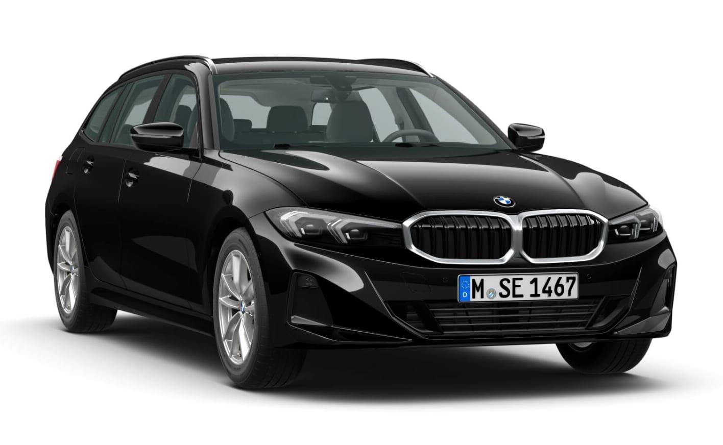 BMW 318i Touring in Schwarz uni mit 17" LMR V-Speiche 778 Neuwagen (2025)