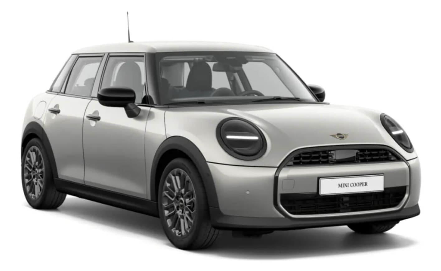 MINI Cooper C 5-Türer in Melting Silver mit 16" 4-Square Spoke Neuwagen (2025)