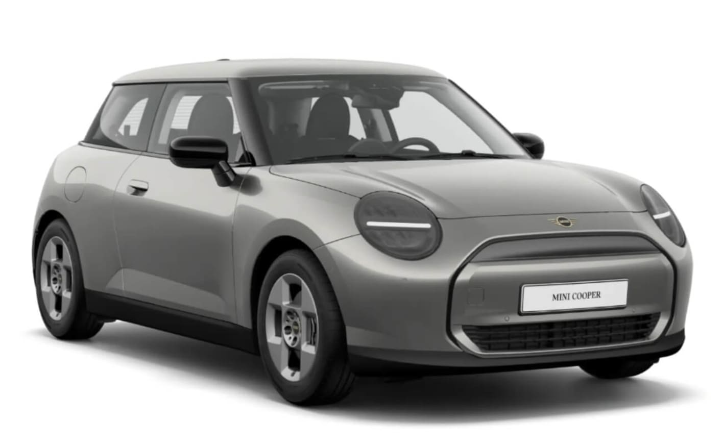 MINI Cooper E in Melting Silver mit 16" 4-Square Spoke Neuwagen (2025)