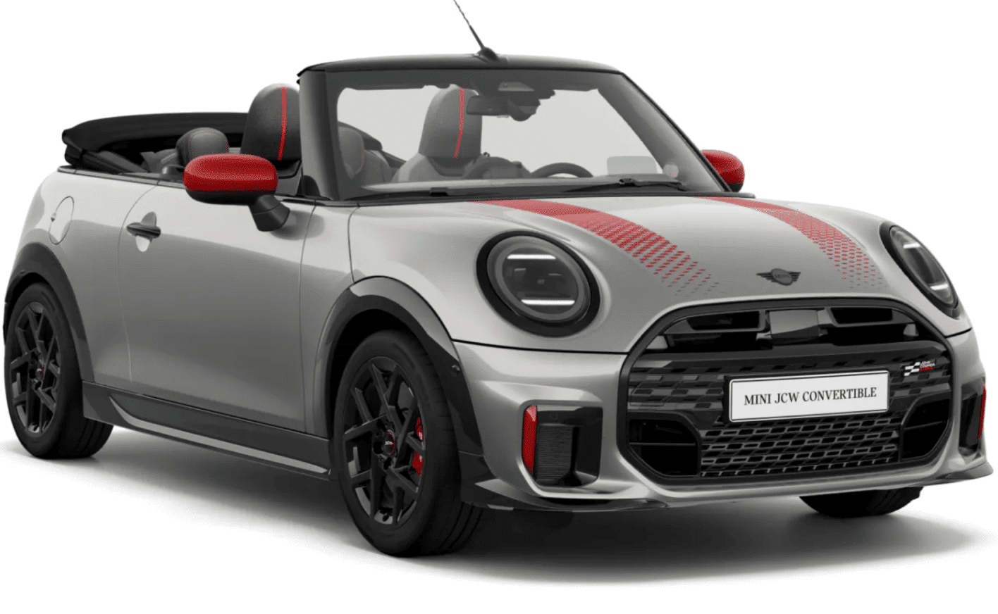 MINI John Cooper Works Cabrio  in Melting Silver mit 17" John Cooper Works Sprint Spoke black Neuwagen (2025)