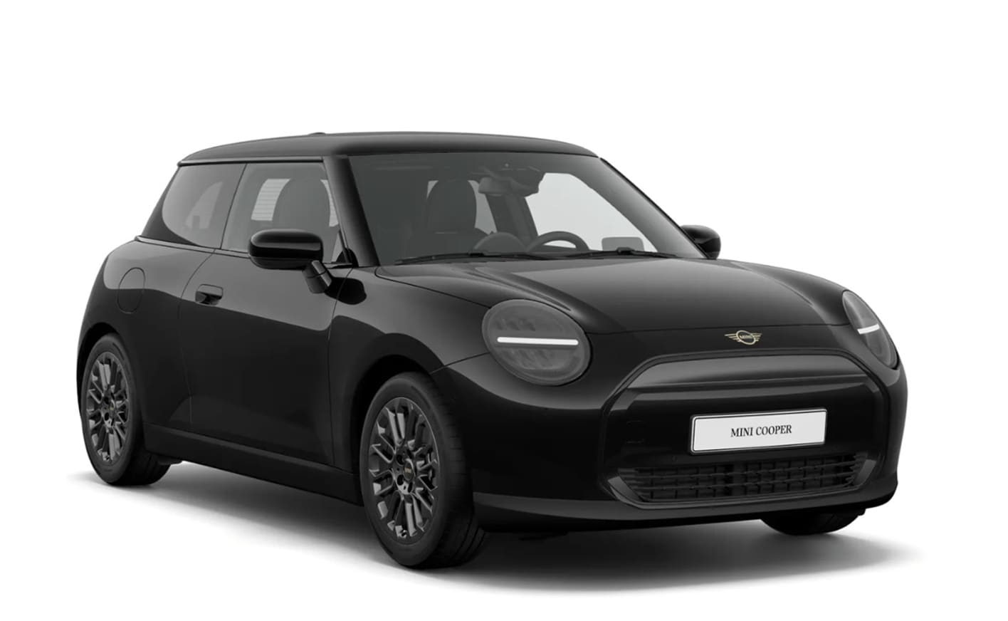 MINI Cooper E  in Midnight Black mit 17" U-Spoke grey Neuwagen (2026)