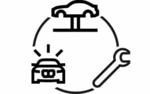 Icon für Hagelschaden-Reparatur am Auto
